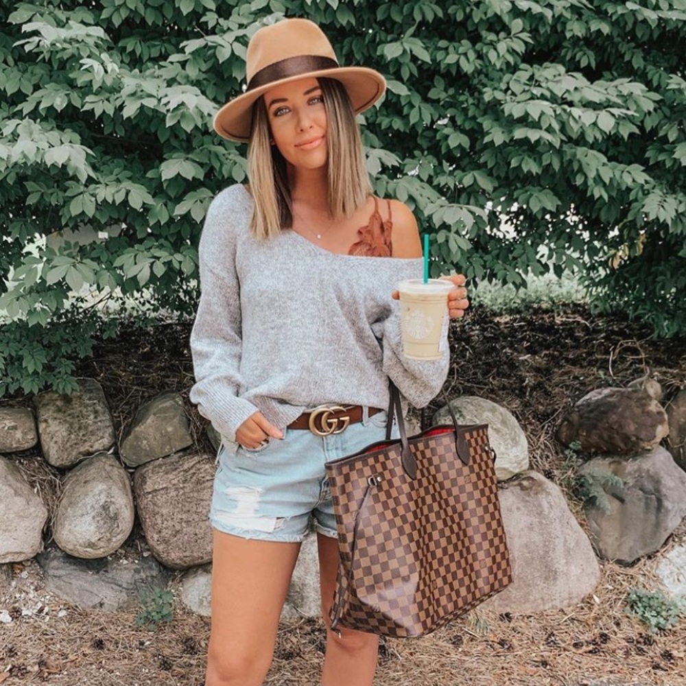 💎✨NEVERFULL GM✨💎 Damier Ebene Louis Vuitton Auth